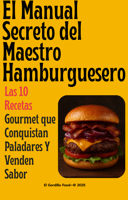 Manual secreto del Maestro Hamaburguesero - 10 Recetas que Venden