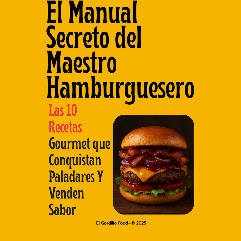 Manual secreto del Maestro Hamaburguesero - 10 Recetas que Venden